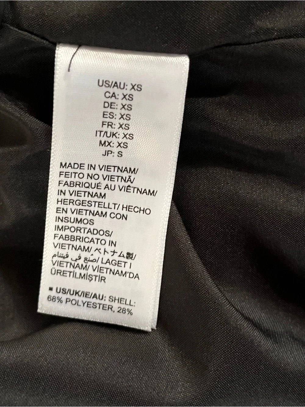 NWT The Drop Reims Cropped Blazer Black XS Tailored Stretch Jacket